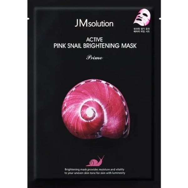 1 Hộp Mặt Nạ JM Solution Dưỡng Sáng Da Ốc Sên 30ml Active Pink Snail Brightening Mask Prime