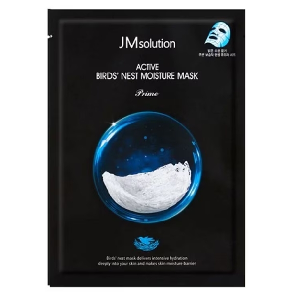 1 hộp mặt Nạ Tổ Yến Giúp Ngừa Lão Hoá Da Active Birds Nest Moisture Mask Jmsolution 30Ml