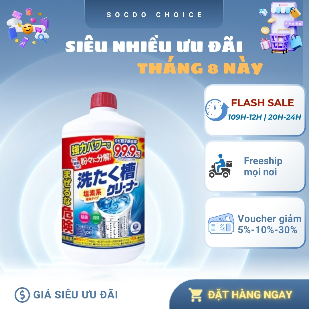 Tẩy lồng máy giặt LC Washing Machine Tub 550g